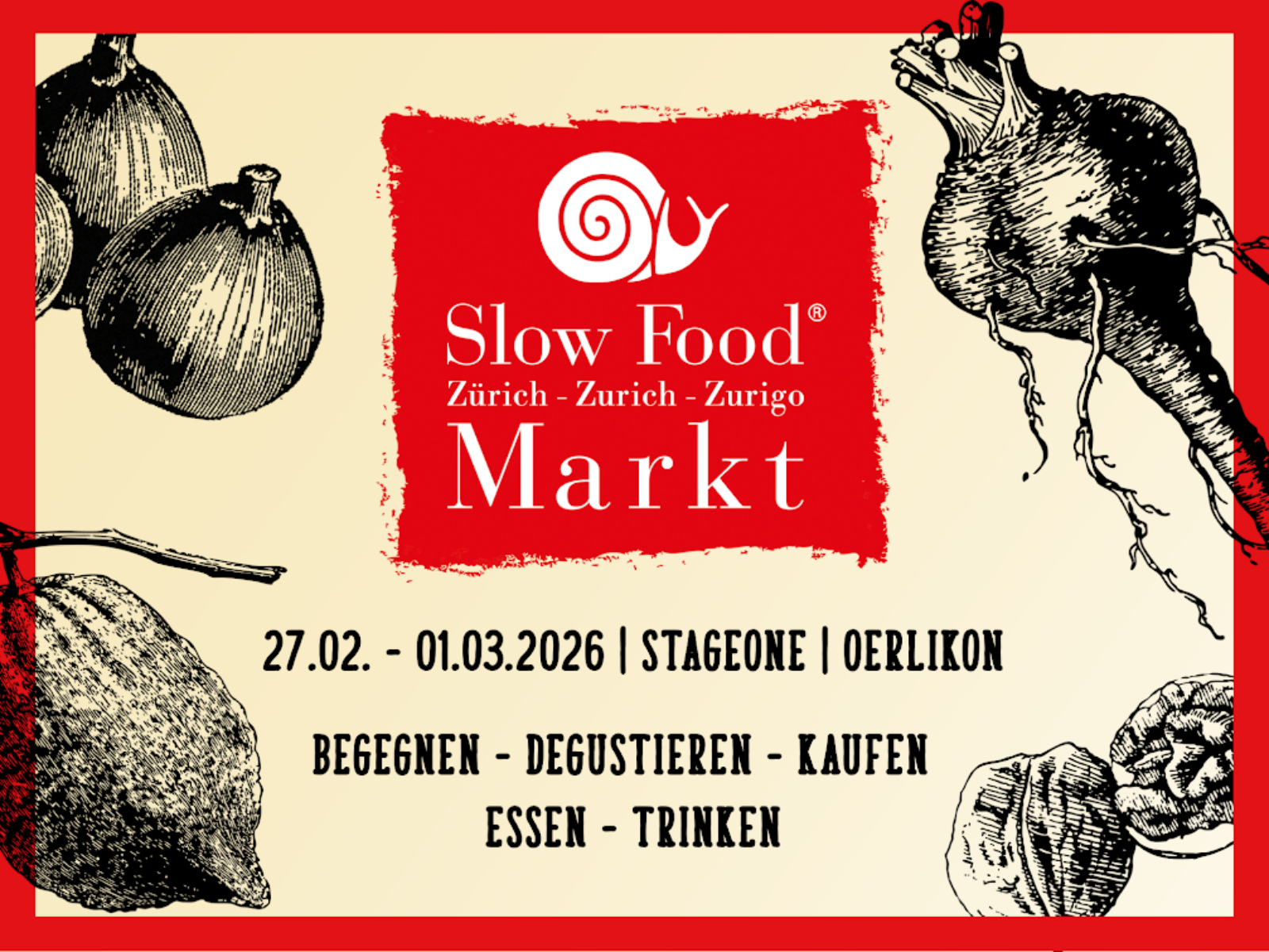 Slow Food Markt, Zurich Oerlikon